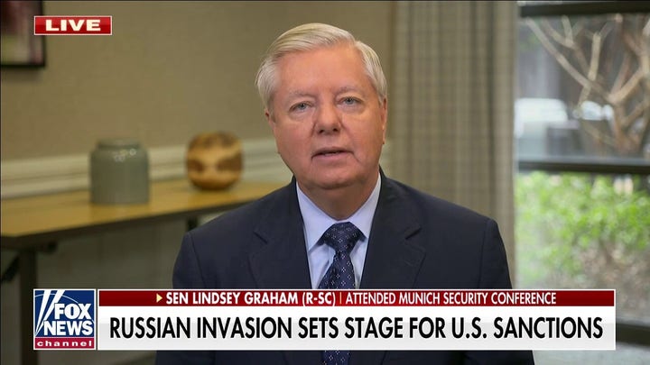 Sen. Graham: Biden not going toe to toe with Putin, he's getting run over by Putin