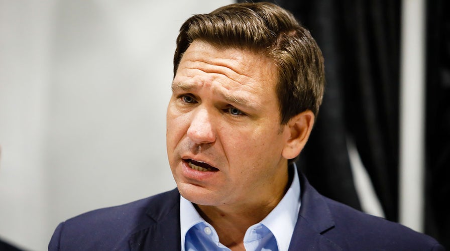 Governor DeSantis holding a press conference as Florida sues Biden, NASA over COVID vaccine mandates for federal contractors.