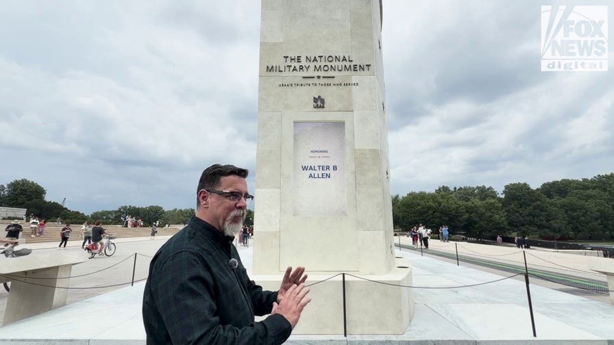 'I can barely speak': Navy veteran finds grandfather honored at National Military Monument