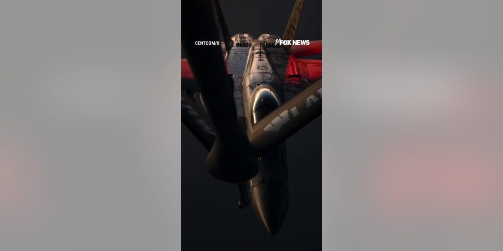 WATCH: CENTCOM releases video of fighter jet being refueled MIDAIR