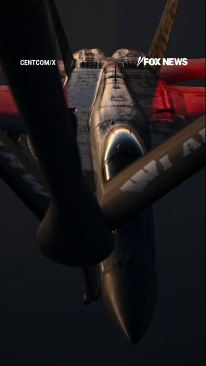 WATCH: CENTCOM releases video of fighter jet being refueled MIDAIR