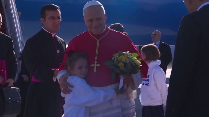 El papa León llega a Francia para una visita de cuatro días 