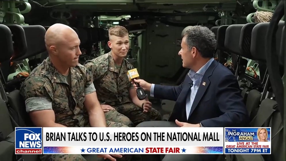 Brian Kilmeade talks to US heroes on the National Mall