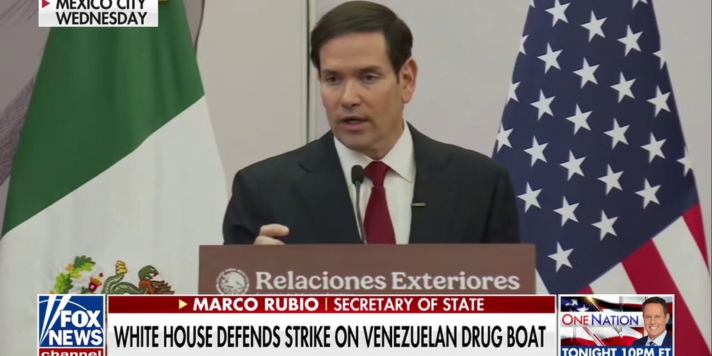 Rubio defends deadly strike on suspected Venezuelan drug boat