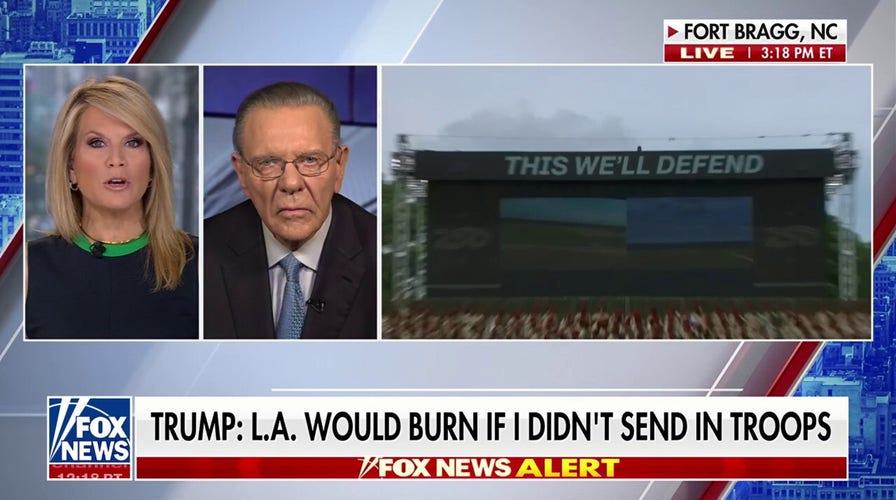 LA police being overwhelmed deems it appropriate to bring in the National Guard, Gen. Jack Keane says