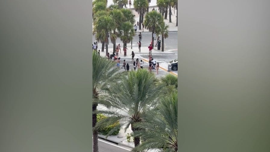 Teen shot during wild takeover at busy beach