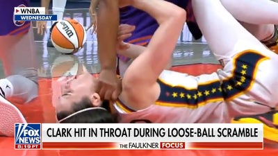 Caitlin Clark hit in throat during WNBA loose-ball scramble, sparking backlash and game suspension