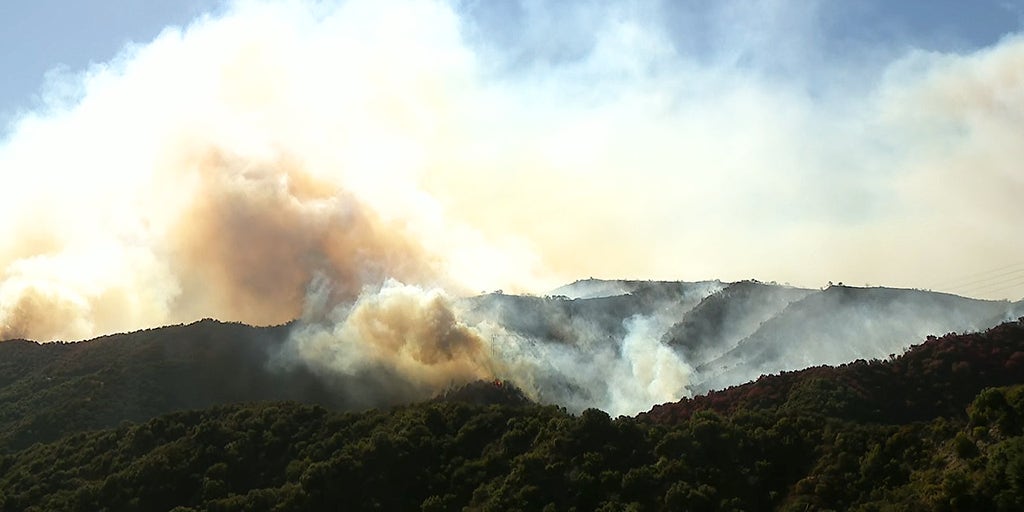 WATCH LIVE: Crews battle deadly wildfires burning across Los Angeles area