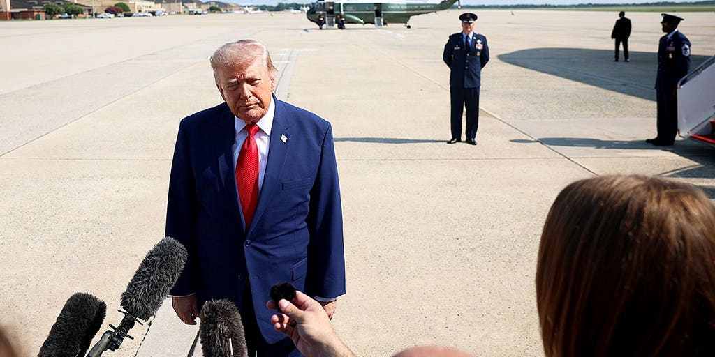 WATCH LIVE: Trump speaks to reporters following Tennessee campaign event