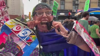 Pro-choice NYC demonstrator: 'Get your filthy laws off my filthy drawers''
