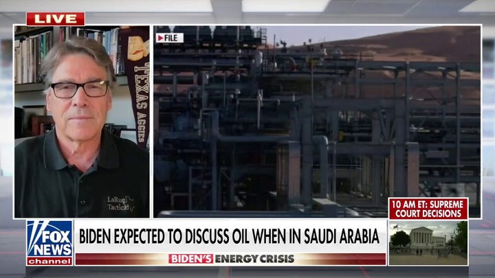 Rick Perry rips Biden's admin's energy agenda: Whiplash they're causing Americans is stunning