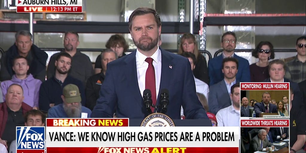 Vance addresses concerns over rising gas prices as Iran conflict continues