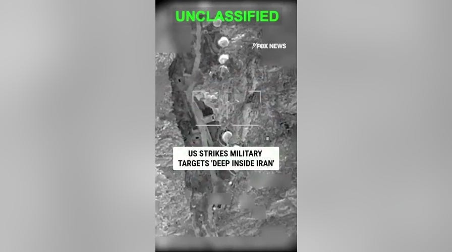 US forces shown 'striking subject   targets heavy  wrong  Iran'