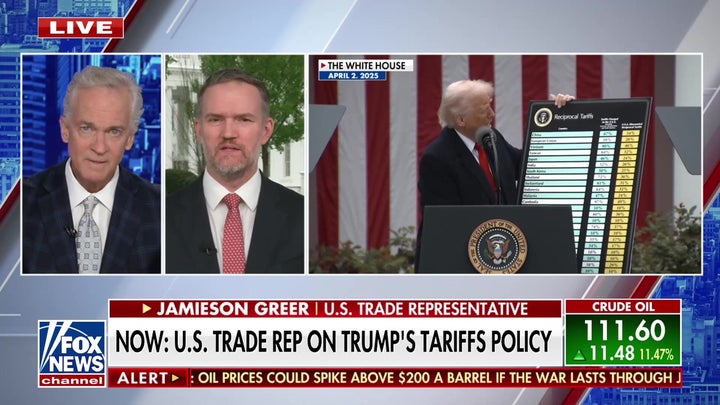 «Los datos demuestran» que la política arancelaria de Trump ha impulsado la economía estadounidense: Jamieson Greer
