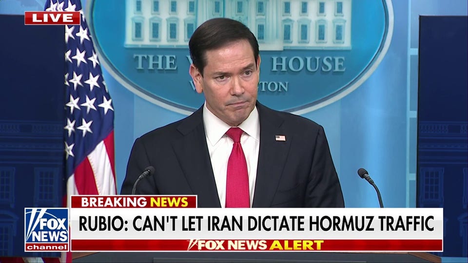 Secretary Rubio: The Iranian regime cannot dictate who uses the Strait of Hormuz