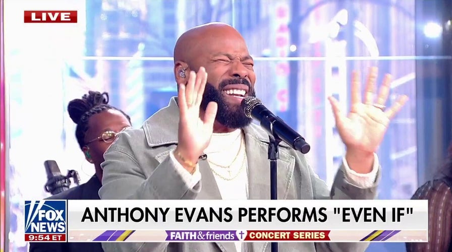 Anthony Evans performs live on ‘Fox & Friends Weekend’