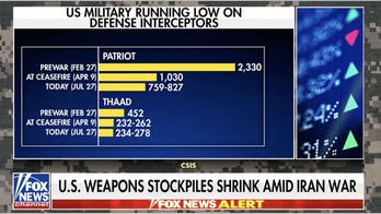 US weapons stockpile shrinking amid Iran war