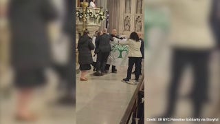 Pro-Palestinian protesters interrupt Holy Saturday mass at St. Patrick's Cathedral in New York - Fox News