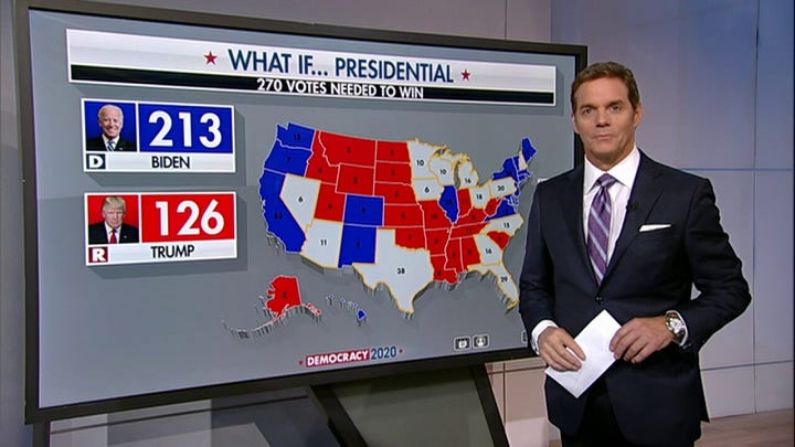Bill Hemmer breaks down the potential electoral paths that Trump and Biden may take to victory in 2020
