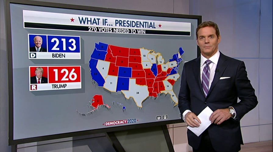 Bill Hemmer breaks down the potential electoral paths that Trump and Biden may take to victory in 2020