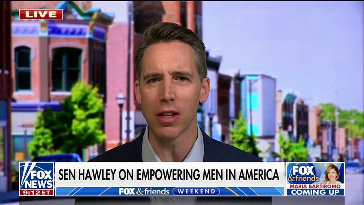 Sen. Josh Hawley: Men have a crisis of purpose in the US