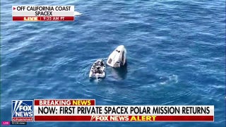 First private SpaceX polar mission returns to Earth, lands off California coast