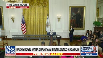 Biden extends vacation, Harris to host WNBA Champ event