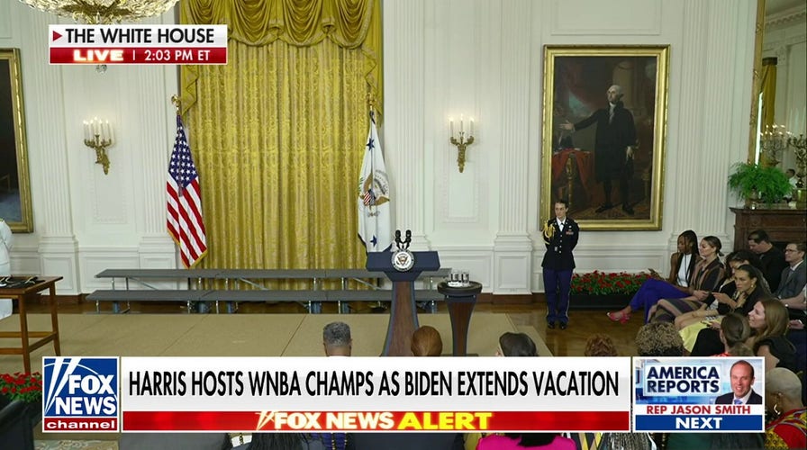 Biden extends vacation, Harris to host WNBA Champ event