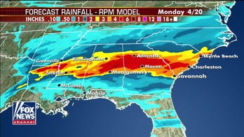 Severe weather forecast through Monday