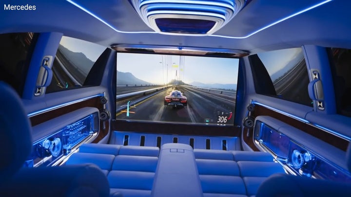'CyberGuy': Luxury Mercedes electric van with 65-inch screen, 42 speakers