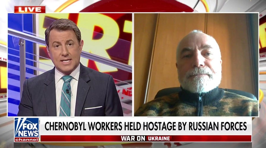 Chernobyl workers held hostage by Russian forces while held at gunpoint 