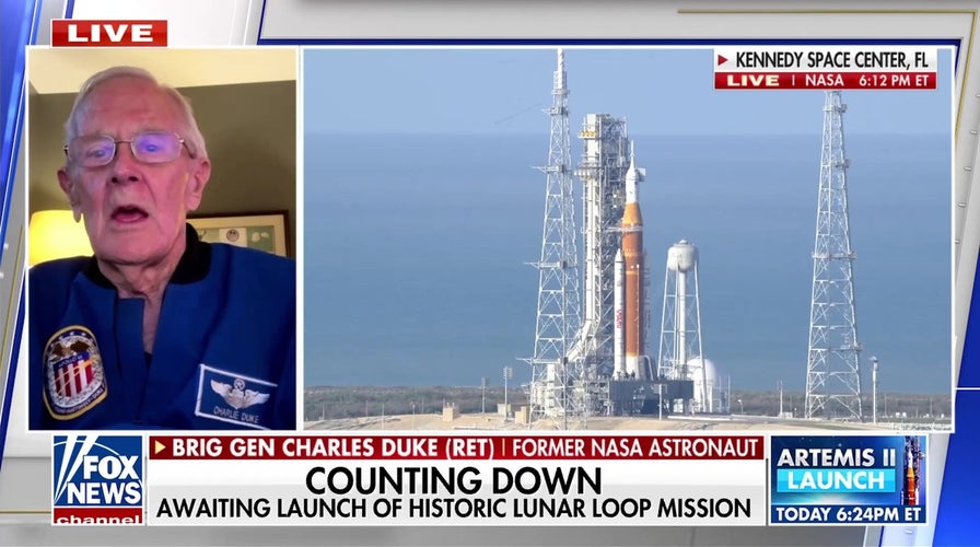 Apollo 16 astronaut reflects on moon landing amid Artemis II launch