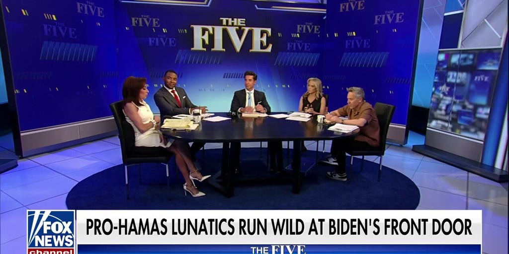 ‘The Five’ ProHamas agitators deface statues outside the White House