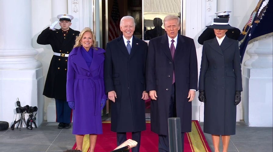 Biden le dice a Trump en la Casa Blanca: 'Bienvenido a casa'