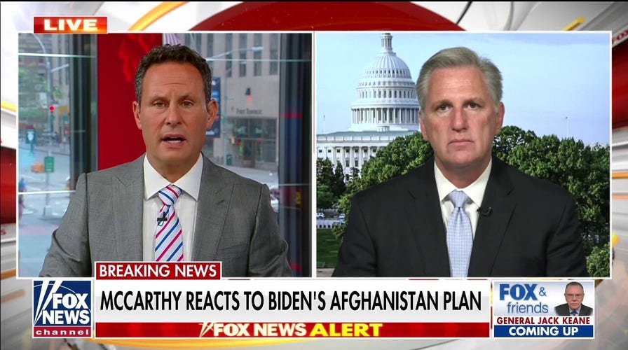 McCarthy rips Biden for ‘trusting’ the Taliban: He’s ‘allowing the Taliban to choose our foreign policy’