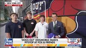 Dogs Out college campus tour brings hot dog eating showdown to 'Fox & Friends'
