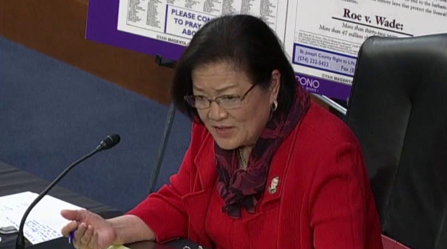 Hirono accuses Barrett of offensive use of term 'sexual preference'