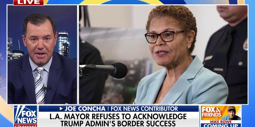 LA mayor skirts question when pressed on Trump admin's border success