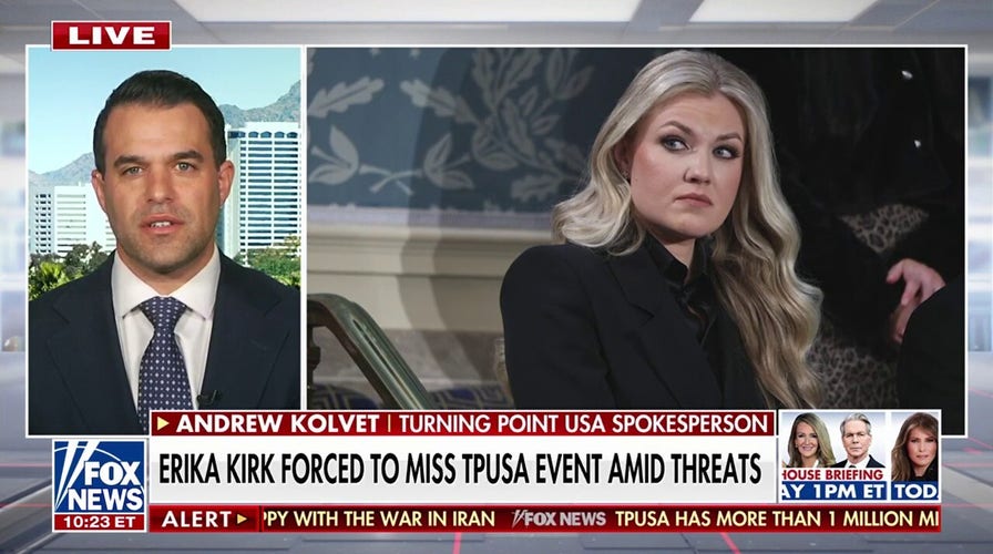 Erika Kirk withdrawal from TPUSA event raises campus security concerns