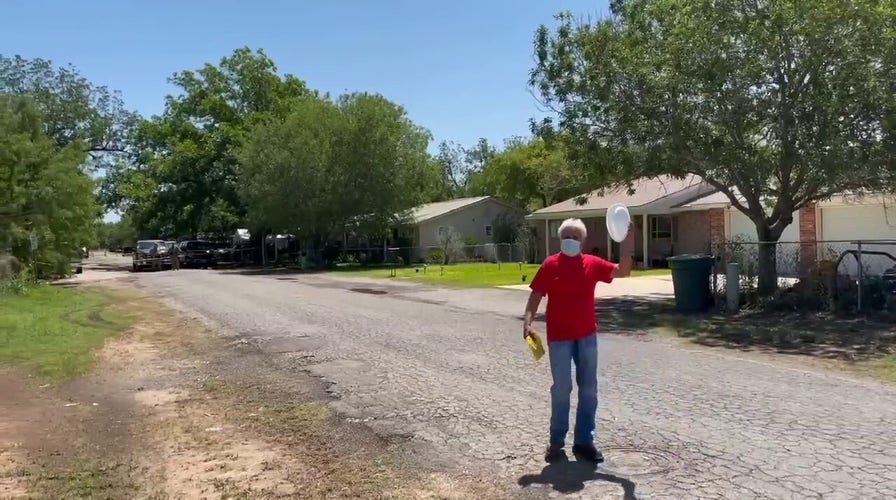 Texas shooting suspect Salvador Ramos' grandfather, Rolando Reyes, speaks to reporters