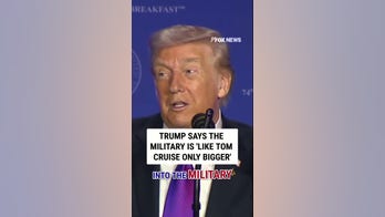 Trump says military recruits are 'like TOM CRUISE ONLY BIGGER'
