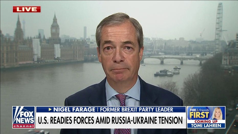 Nigel Farage on Russia-Ukraine tension: Biden's 'catastrophic' Afghanistan exit led to this
