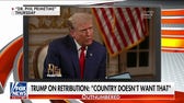 Media accused of spinning Trump's comments on 'revenge'
