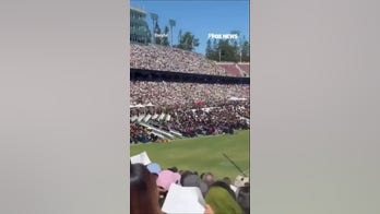 Stanford grads WALK OUT of Google CEO commencement speech