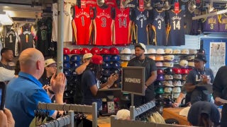NFL stars surprise Make-A-Wish kids at LIDS in New Orleans - Fox News