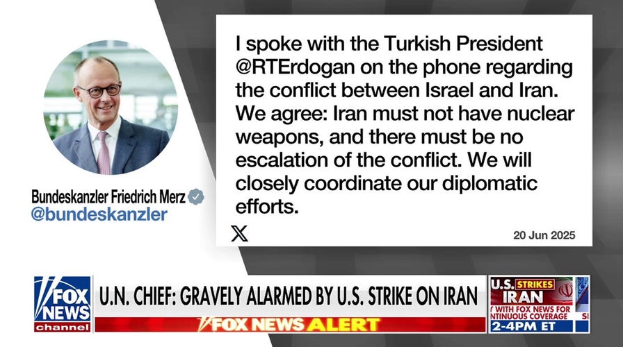 UN chief calls US strikes on Iran ‘a dangerous escalation’