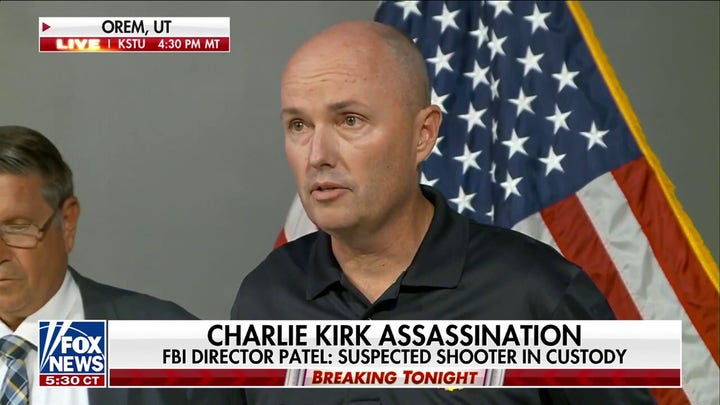  Utah governor on Kirk assassination: This is a tragic day for our nation
