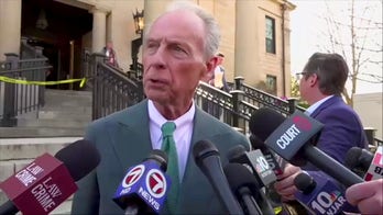 William Read speaks with reporters following the second day of his daughter's retrial