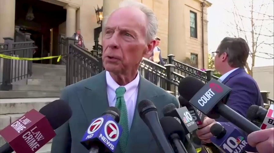 William Read speaks with reporters following the second day of his daughter's retrial