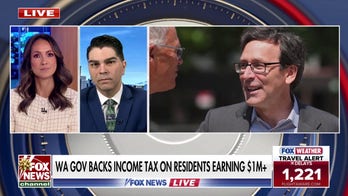 Trump pledges to end income tax as Washington Democrats push back